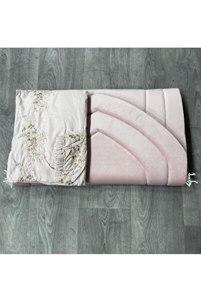 Gerenic طقم سجادة صلاة بشكل المحراب محشوة بطانة اسفنج مع ثوب صلاة بربطة جانبي...