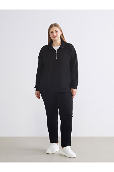 LC Waikiki Women's Stand Collar Sweatshirt