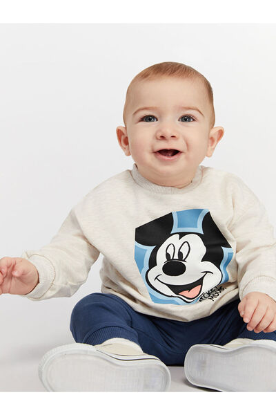LC Waikiki UZG Store'dan Stilinizi Oluşturun | Mickey Mouse Baskılı Erkek Beb...