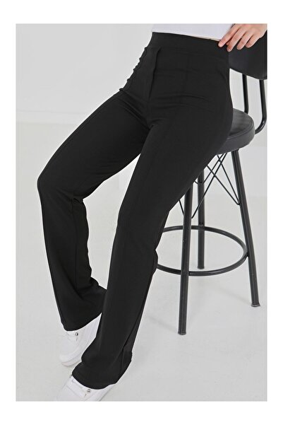 LC Waikiki Çimalı Spor Pantolon Siyah - 27353