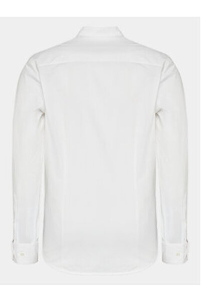 Sisley Ανδρικό Πουκάμισο 5CNXSQ032 Λευκό