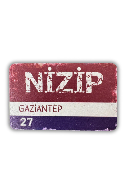 Woobizo GAZİANTEP NİZİP Retro Tasarım Ahşap Buzdolabı Magneti –Hediyelik magn...