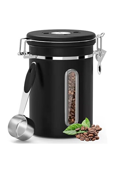 Generic ROUNY Airtight Coffee Canister, Stainless Steel Coffee Storage Jars w...