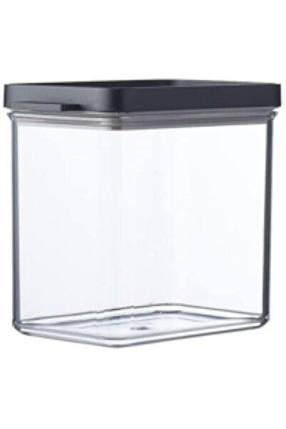 Generic Mepal Omnia Rectangular Storage Jar, 1100 ml Capacity, Black