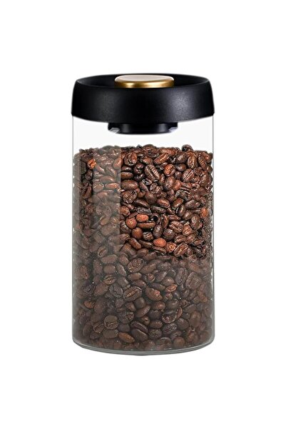 Generic Borosilicate Glass Coffee Canisters with Airtight Lids - 1200ml/40oz Food Storage Containers for Cof