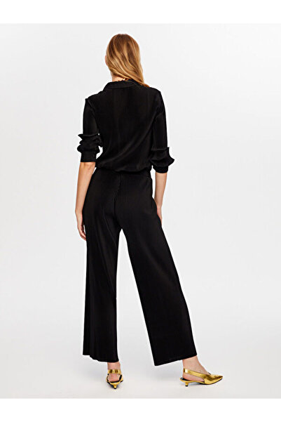 Faik Sönmez Kendinden Piliseli Wıde Leg Fıt Pantolon W26PNT008