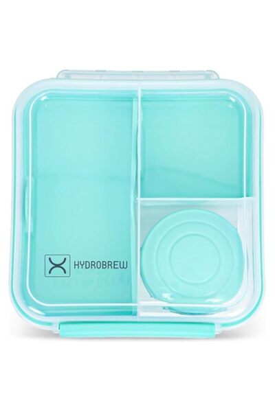Generic HYDROBREW 3/4/5 Convertible 1250ml Bento Lunch Box - Green