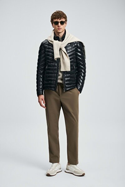 Lufian 112120238 Luc Goose down Men's Coat Black