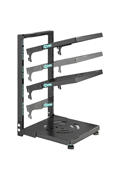 Generic MOSYCLE Pots and Pans Organizer for Cabinet,Kitchen Organizer and Storage Rack,Space Saving Stand wi