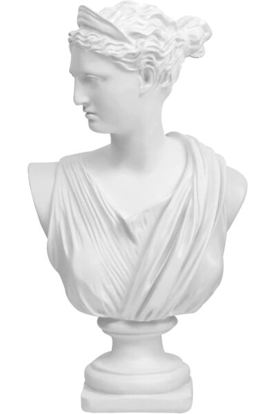 Generic conulog 12.5in Greek Statue of Diana, Classic Roman Bust Greek Mythology Sculpture for Home Decor