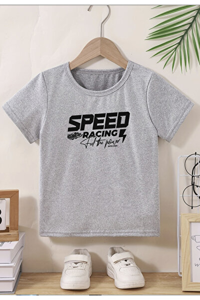 JDM تي شيرت للأطفال مطبوع عليه رياضة السيارات