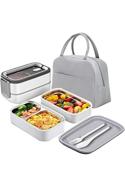 Generic BPA Stainless Steel Lunch Box for Adults & Kids with Insulated Lunch Bag, Insulated Bento Lunch Box