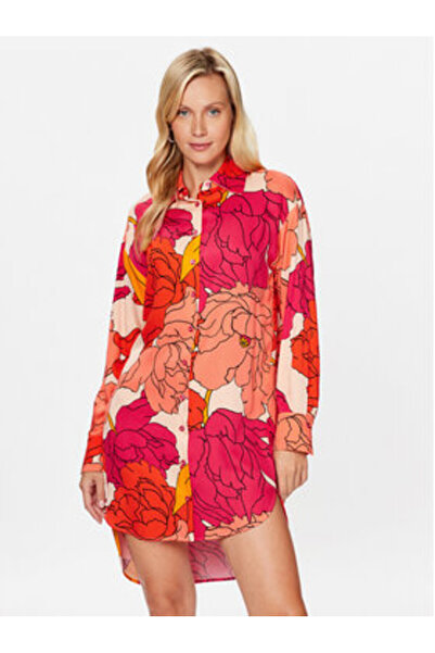 Sisley Γυναικείο Φόρεμα Casual 40NMLV03I Κόκκινο