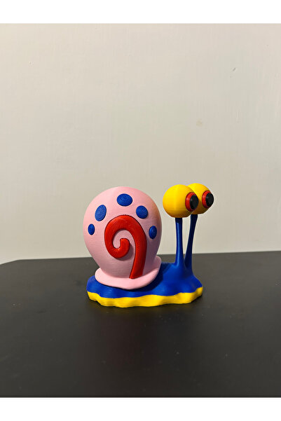 T.Gift 3D Sünger Bob Gary Renki Figür Oyuncak