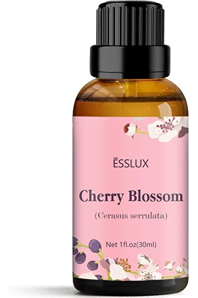 Generic ESSLUX Cherry Blossom Essential Oil, ESSLUX Aromatherapy Oils for Diffuser, Massage, Soap, Candle Ma