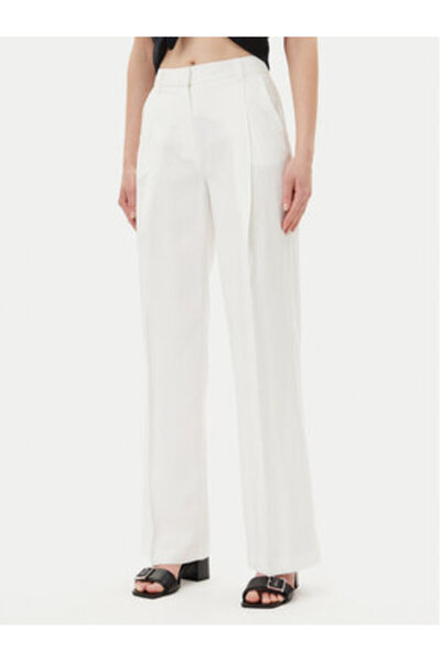 Silvian Heach Γυναικείο παντελόνι από ύφασμα GPP25374PA λευκό