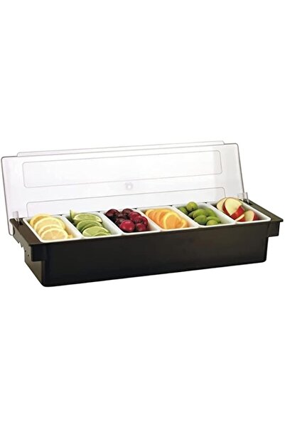 genric صينية توابل بار Beauenty مع غطاء، موزع توابل مبرد بالثلج، حاوية تقديم ...