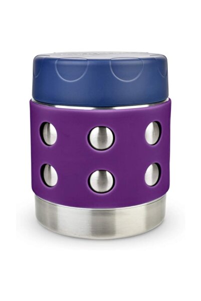 genric حافظة طعام LunchBots الحرارية المعزولة ثلاثية الأبعاد سعة 8 أونصة - ساخنة لمدة 6 ساعات أو باردة لمدة 12 ساعة - مقاومة للتسرب