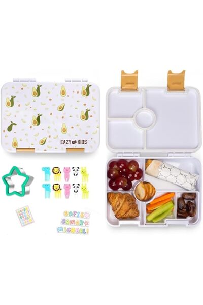 genric صندوق غداء بينتو قابل للتحويل من إيزي كيدز للأطفال من عمر 6 و4 سنوات م...