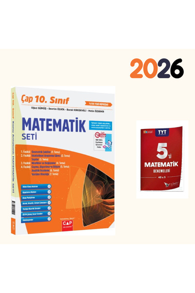 Çap Yayınları 10. Sınıf Matematik Seti (Maarif Model) + Limit Deneme