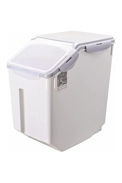 genric حاويات طعام كوكلوكس كبيرة جدًا سعة 15 كجم، دلو أرز، صناديق تخزين طعام مع أغطية ومغرفة، محكمة الغلق