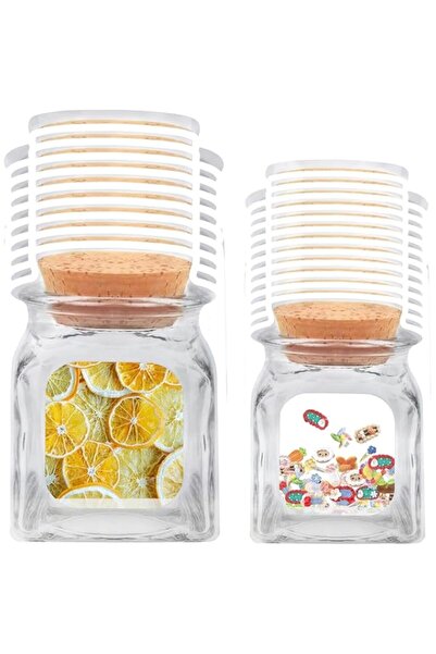 Generic 100 pcs Mason Jar Bottles Bags,Reusable Decorative Snack Bags,Ziplock Sealed Plastic Food Saver Sto