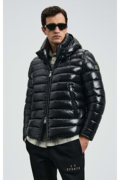 Lufian 112120246 Gabriel Goose down Men's Coat Black