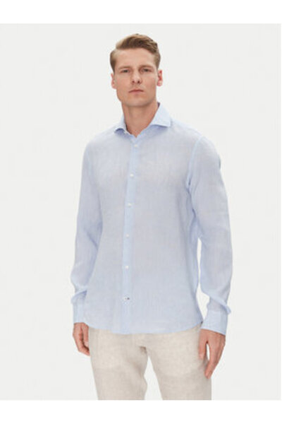 Joop Ανδρικό Πουκάμισο 10011212 30046075 Μπλε