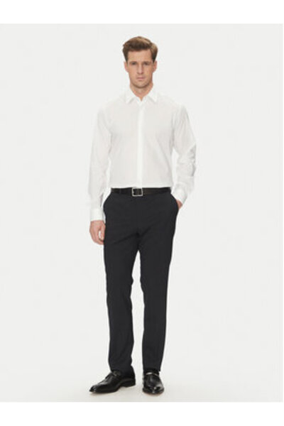 Joop Ανδρικό Πουκάμισο 10018893 30044587 Λευκό