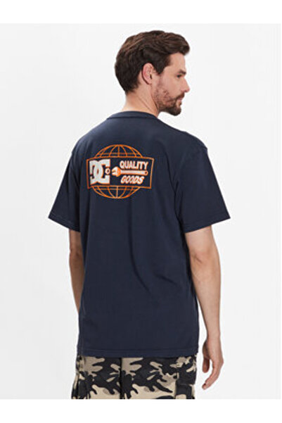 DC Ανδρικό T-Shirt ADYZT05235 Μπλε Σκούρο Μπλε