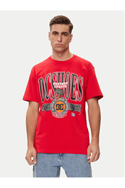 DC Ανδρικό T-Shirt ADYZT05345-RQR7 Κόκκινο