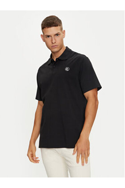 Just Cavalli Ανδρικό Πόλο 76OAGG23 Μαύρο