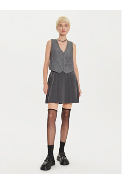 Desigual Γυναικείο Γιλέκο Κοστουμιού 24WWEWBX Γκρι