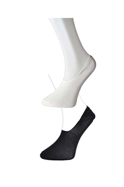 HarmonyAura Black And White Men's Ballerina Socks 9 Pairs