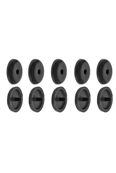 Choice4 Black 5pcs 5/10pcs Car Safety Seat Belt Stopper Buckle Auto Seat Belt...