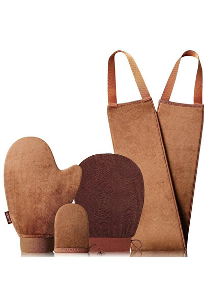 Realfrog مجموعة من 4 قفازات تسمير ذاتية للحصول على سمرة جميلة