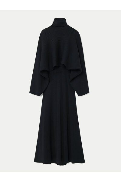 Desigual Γυναικείο Σετ Πουλόβερ και Φόρεμα 24WWVF13 Μαύρο