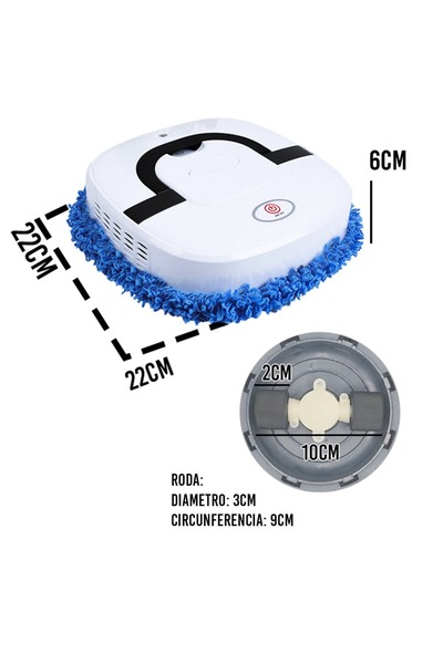 Generic Robot Vacuum Cleaner, Sweeping Cleaner Dry and Wet Mop Robot - Low Noise Mopping Machine