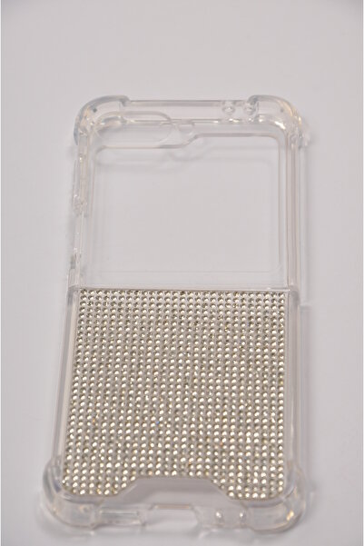 Case collection Samsung Galaxy Flip 7, El Yapımı, Diamonds, Taşlı, Şeffaf Sil...