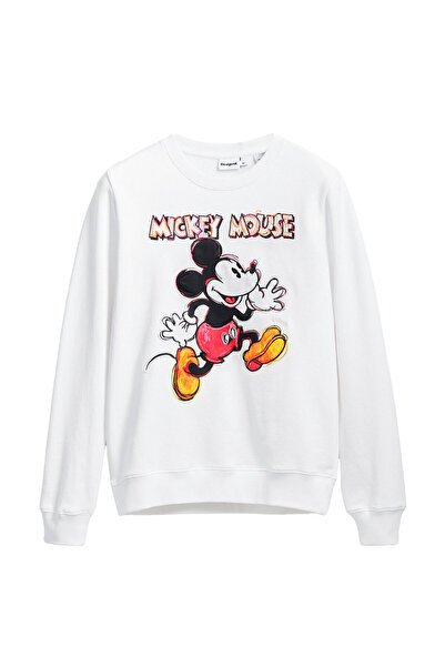 Desigual Γυναικείο Φούτερ 25SWSK45 Εκρού