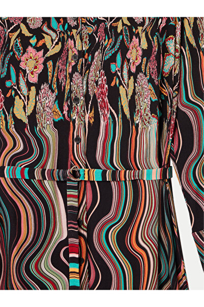 Desigual Γυναικείο Φόρεμα-Πουκάμισο 24WWVW65 Πολύχρωμο
