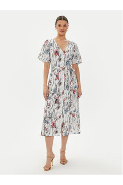 Desigual Γυναικείο Καλοκαιρινό Φόρεμα 24WWVWXA Πολύχρωμο