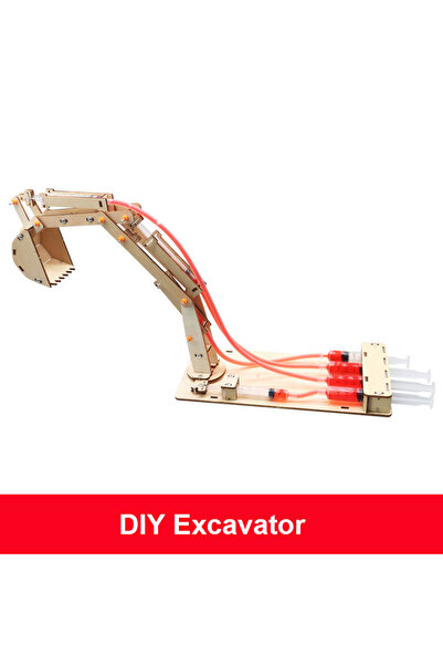 Choice3 حفارة 3 حفارة هيدروليكية DIY طالب تكنولوجيا إنتاج صغير العلوم والتعليم لعبة مو