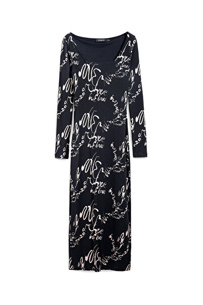 Desigual Γυναικείο Φόρεμα Casual 25SWVK05 Μαύρο