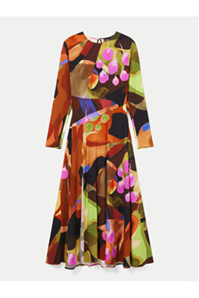 Desigual Γυναικείο Φόρεμα Casual 24WWVW18 Πολύχρωμο