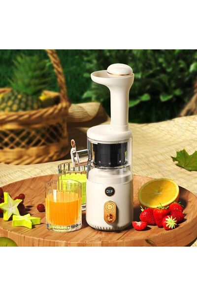 Generic Large Caliber Portable Slow Masticating Juicer BPA-Free Cold Press Juicer & Easy to Clean