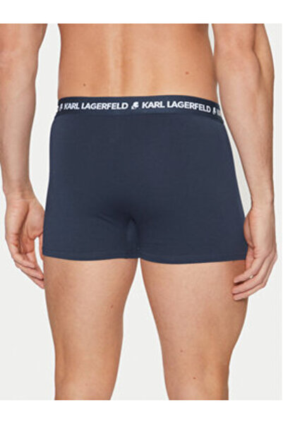 Karl Lagerfeld Σετ 3 ζευγών ανδρικών μποξεράκια A1M47151 Μπλε σκούρο
