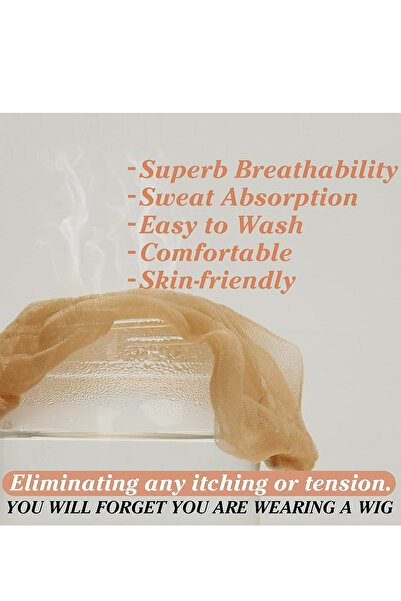 Fanski 4 pieces of invisible, transparent, breathable, ultra-thin, stretchy long sock hats