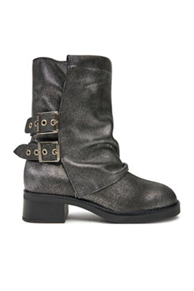 Steve Madden γυναικεία μποτάκια μέχρι τον αστράγαλο SM11003415 ασημί