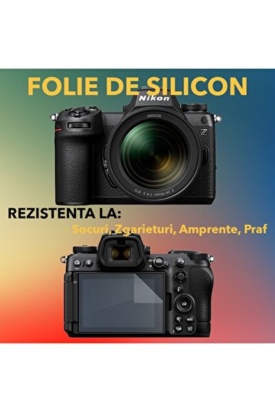 COMANDO Protection set compatible with Nikon Z 6 III, Focus Shield, 1 Silicone Film Resistance for